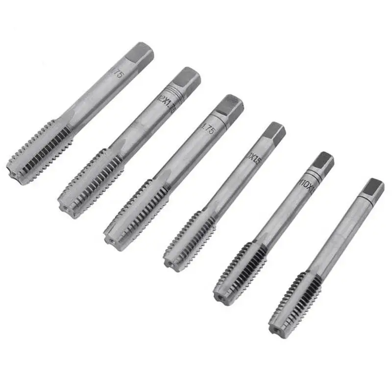 32pcs in 1 Metric Hand Tap Set Adjustable Taps Dies Wrench Screw Thread Plugs Straight Taper Reamer Tools For Car Repairing Tool