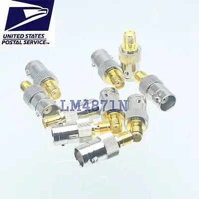 DHL/EMS 100 шт. адаптер конвертер байонетное гнездо на внутренний разъем SMA pin RF коаксиальный-d2