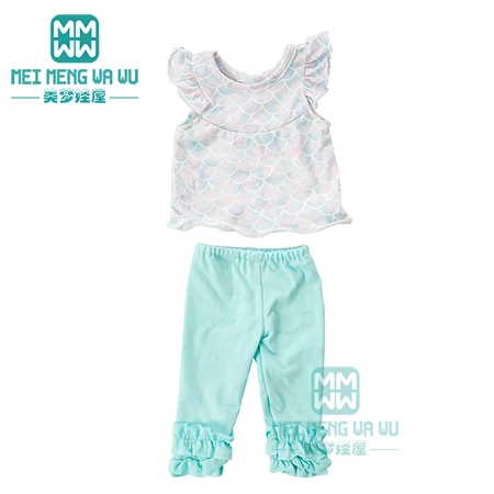 Детская Одежда для куклы, подходит 43 см, аксессуары для новорожденных, модная розовая спортивная одежда, повседневный костюм - Цвет: M--419