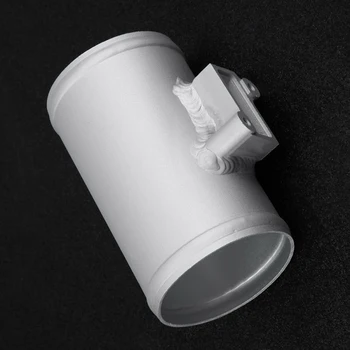 

76mm Air Flow Base Mass Intake Meter Mount For Nissan/Honda/Ford Silver