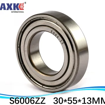 

Deep Groove Ball Bearings Free Shipping SUS440C Environmental Corrosion Resistant Stainless Steel 4pcs S6006ZZ 30*55*13 Mm * AXK
