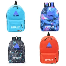 Детройт стать человеком сопутствующие товары школьная сумка поперечная граница для мужчин и женщин студенческий Рюкзак Мода