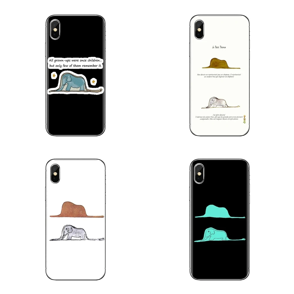 Little Prince Elephant TPU Transparent Cases Covers For Xiaomi Mi6 Mi 6 A1 Max Mix 2 5X 6X Redmi Note 5 5A 4X 4A A4 4 3 Plus Pro |