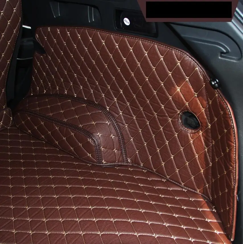 Для hyundai santa fe кожаные багажнике автомобиля коврик для багажника 2013 3rd поколения