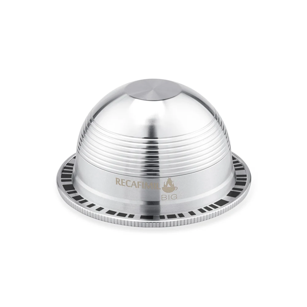 Stianless Steel Reusable Big CUP(230ml) For Nespresso Vertuo Coffee Capsule Filter Espresso Vertuoline For VertuoPlusLine