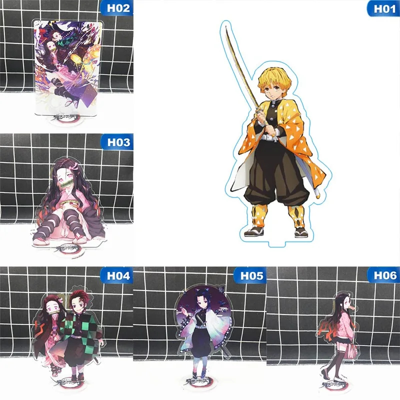 Горячая аниме Demon Slayer Kimetsu No Yaiba Kamado Tanjirou Kamado Nezuko фигурка на акриловой подставке Настольный Декор лицензирование рождественские подарки