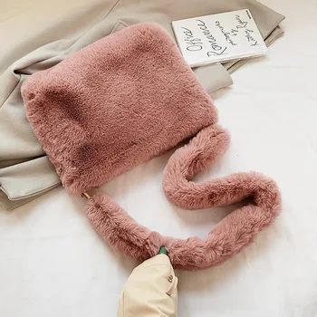 

women autumn winter bag Korean Lady Solid Zipper Soft shoulder bag pures and bags crossbody high-capacity lovely bag