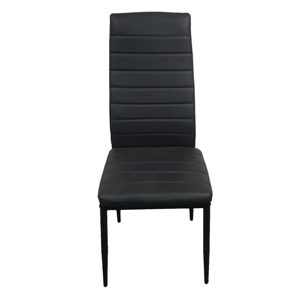 

4PCS Furniture Dining Room Bench,High-Back PU Leather Dining Chairs Seat Iron Frame Banquette Bench Entryway Bench
