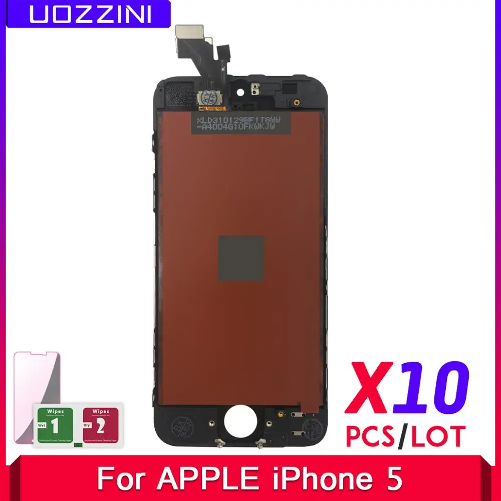 10 шт./лот для Apple iPhone 5 5G 5C класс AAA ЖК дисплей сенсорный экран дигитайзер в сборе