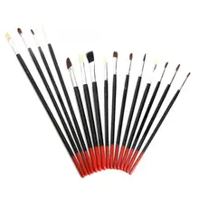 15 шт. художественные кисти для рисования гуашь Акварельная акриловая живопись маслом