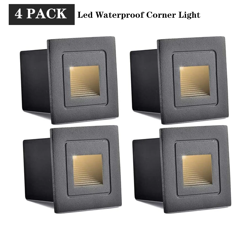 Wall Lighting Night Light Step Lights Porch Lights 4pcs Waterproof Aliexpress