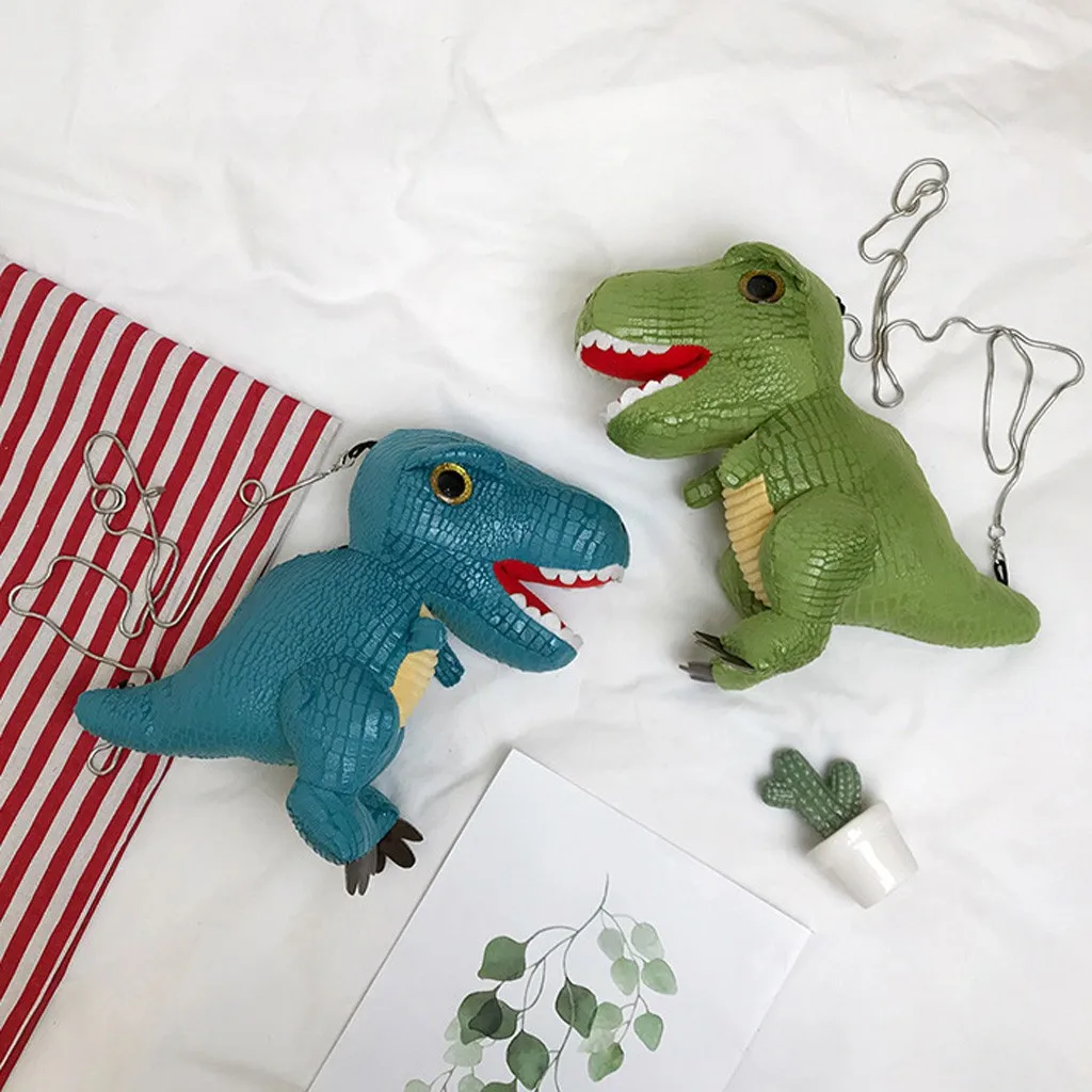 Новые сумки для девочек, модная сумка на плечо с изображением куклы динозавра, мультяшный дизайн для больших мальчиков и девочек, сумка через плечо, сумка-мессенджер унисекс