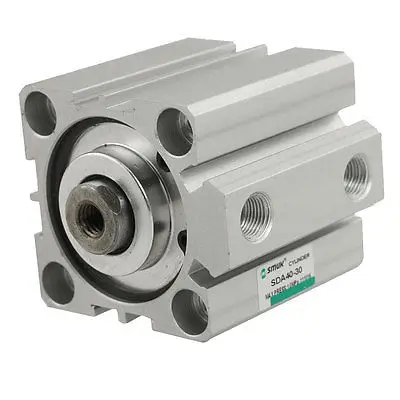 

SDA Series 40x30 40mm Bore 30mm Stroke Thin Compact Air Cylinder