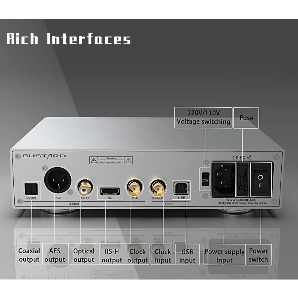 Gustard U18 High-performance USB Audio Interface New Gustard U18 High-performance USB Audio Interface New