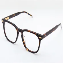 Унисекс Винтажный Полный оправа ацетат асферические линзы оптическая Eyewwear Леопард антибликовые очки бренд очки для чтения; оправа