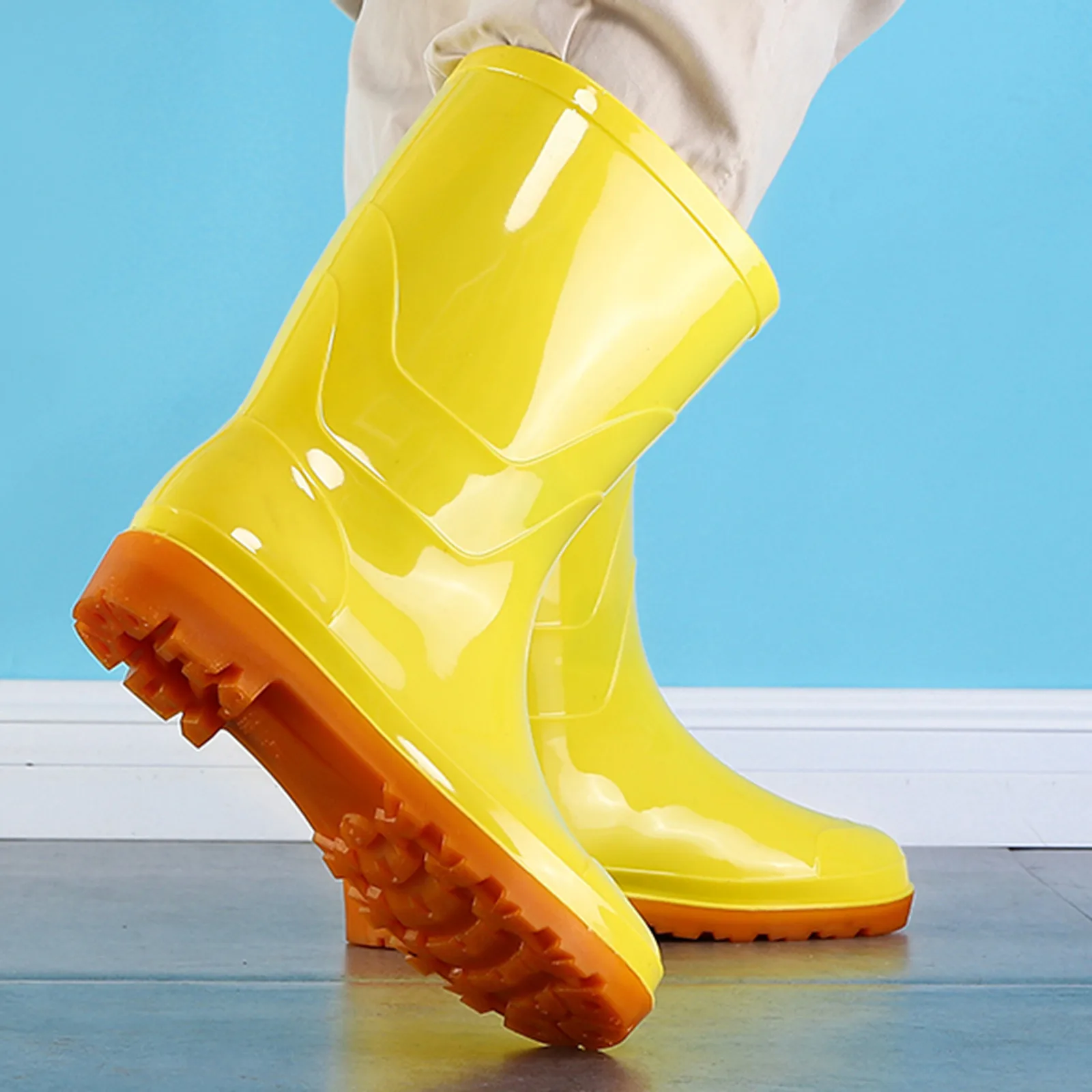 Botas De Lluvia De Goma para hombre y mujer, zapatos De verano resistentes  al desgaste, zapatos De agua para jardín al aire libre, Botas De Lluvia De  Goma - AliExpress