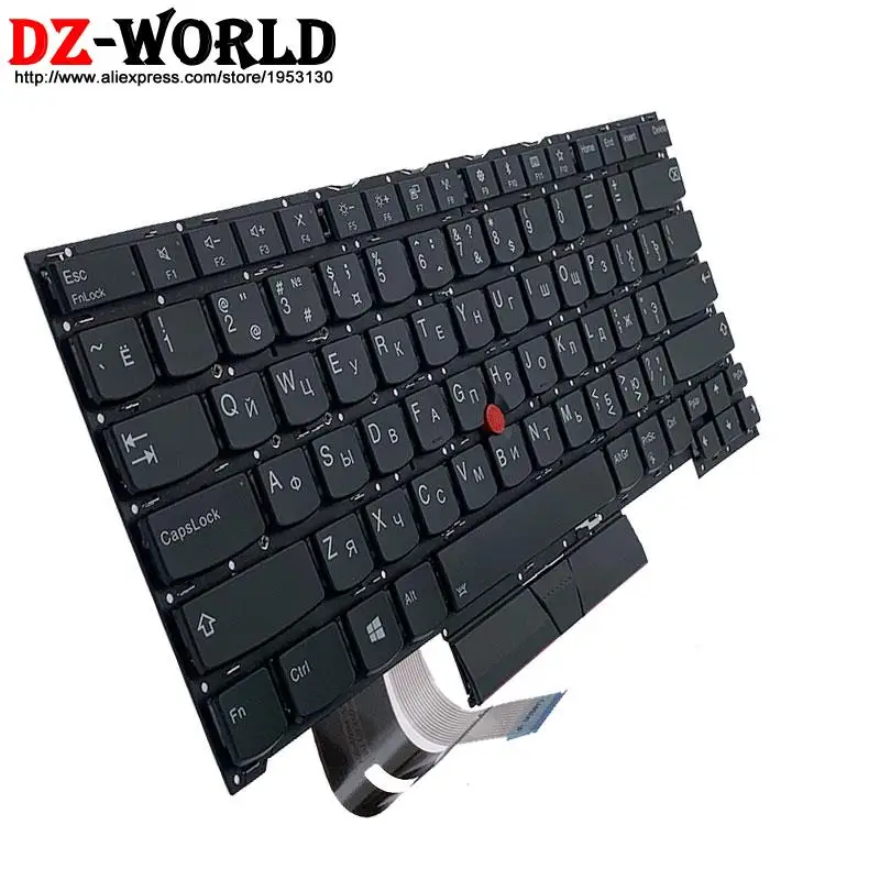 Original ru Russo Teclado Retroiluminado para Lenovo Thinkpad T490s T495s T14s Gen1 Computador Portátil Sn20r66061 Sn20r66133 Sn20w19578 Novo Teclado de substituição - Imagem 5