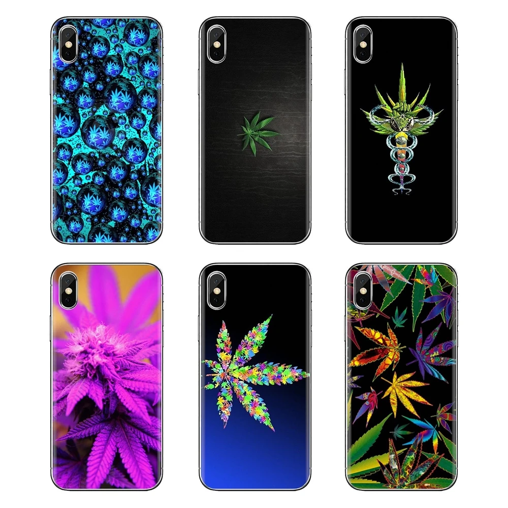 For Huawei Mate Honor 4C 5C 5X 6X 7 7A 7C 8 9 10 8C 8X 20 Lite Pro leaf drugs leaves weeds Soft Transparent Shell Covers | Мобильные