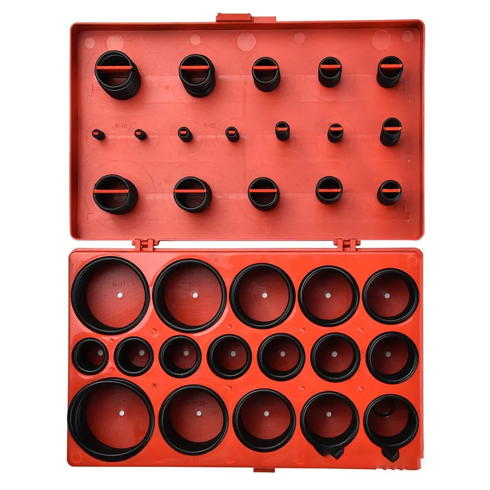 

419 Pcs O-ring Assortment Set Seal Gasket Universal Rubber Kit General Plumbers Seal Plumbing Garage Assortment Set R01-R32