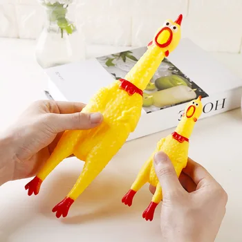

Vinyl Pet Dog Sound Making guai jiao ji Funny Screaming Chicken Screaming Chicken Vent Tool Despair Chicken
