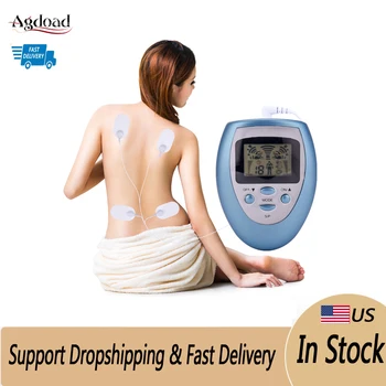 

Pro 8 Modes TENS Body Massager Electric Therapy Pulse Muscle Stimulator Pain Relief Back Neck Foot Leg Home Office Health Care