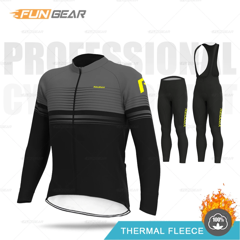 Велосипедная одежда с длинным рукавом мужской комплект из джерси 2020 зимний