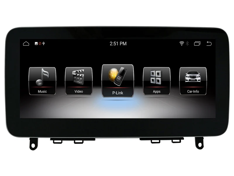 AVGOTOP большой экран Android 7,1/Android 9,0 GPS автомобильный радиоприёмник dvd-плеер для MERCEDES-BENZ c-класс W204/S204 2008-2010(NTG4.0
