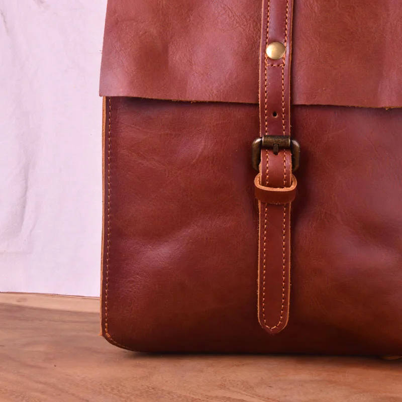 AETOO женская кожаная сумка на плечо, Простой британский стиль ретро рюкзак, сумка для колледжа
