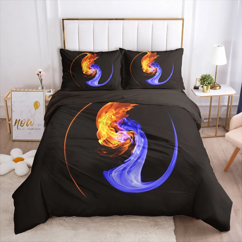Simple Bedding Sets 3D Marbling Duvet Quilt Cover Set Comforter Bed Linen Pillowcase King Queen Full Double Home Texitle | Дом и сад