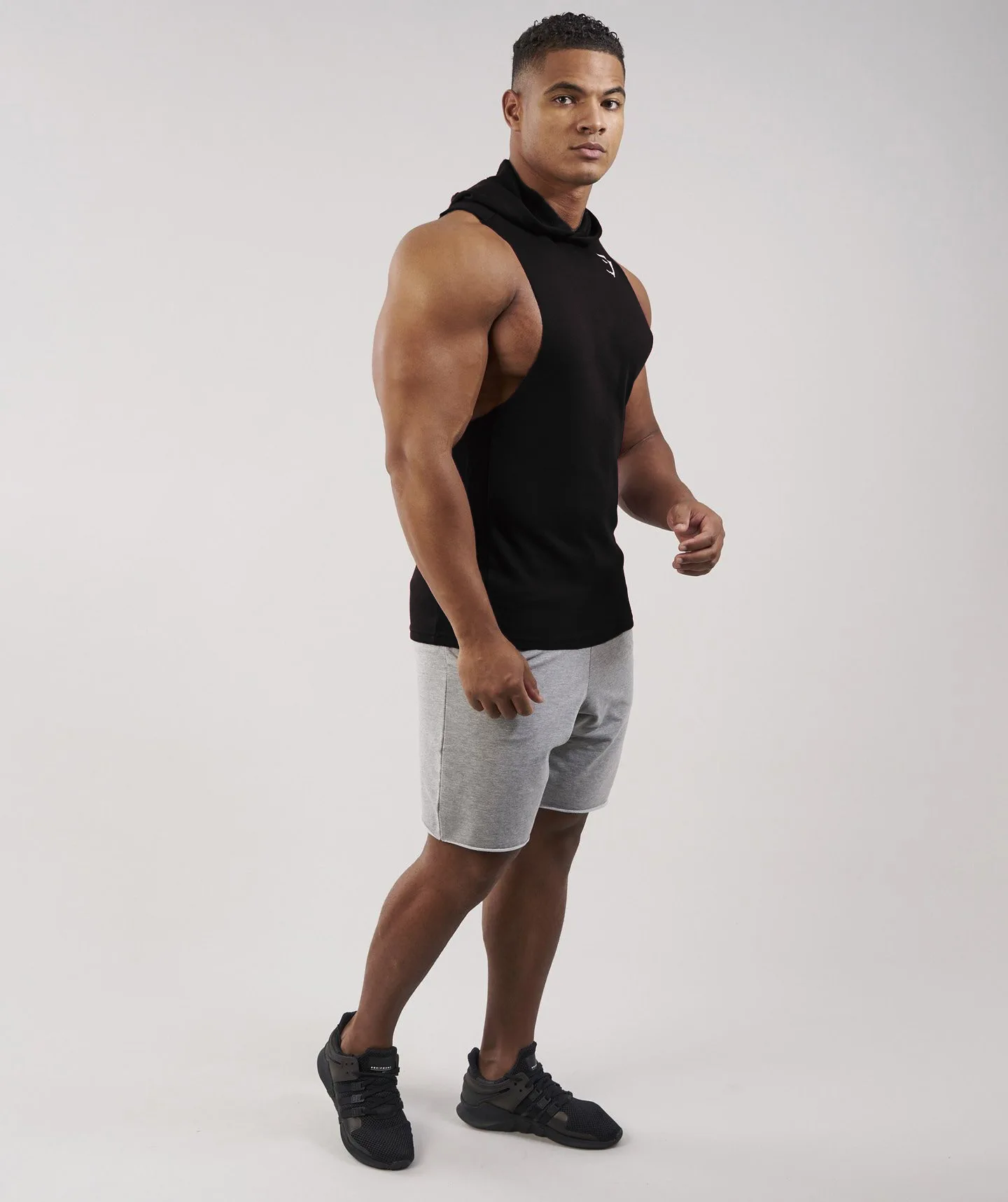 Muscle Dr. Brothers летний Повседневный жилет с капюшоном для мужчин Акула из чистого хлопка спортивный жилет для фитнеса