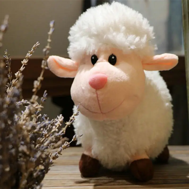 

Export Korea Market High Quality Long plush Sheep Stuffed Animal Plush simulation Lamb Doll Toys for Children Room Decor Present