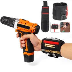 Bracelet magnétique en Polyester avec aimants puissants, sac Portable, sac à outils d'électricien, porte perceuse, ceinture d'outils de réparation 