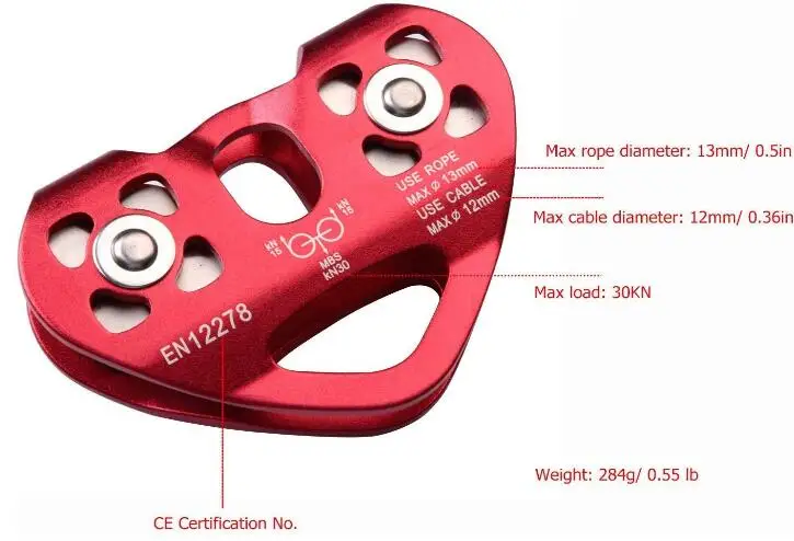 10 шт. FMN Zip Line шкив тандем скорость двойной тележки