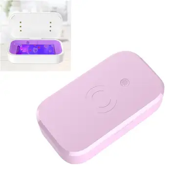

Multipurpose Phone Disinfector Wireless Phone Charger UV Sterilizer Box for Phone Watch Mask Key (Random Color)