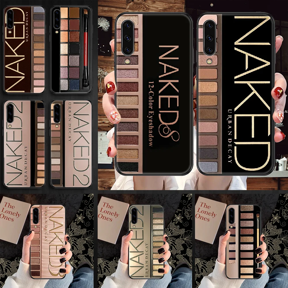 Модный чехол для телефона Naked Palette Samsung Galaxy A 3 5 7 8 10 20 21 30 40 50 51 70 71 E S 2016 2018 4G черный