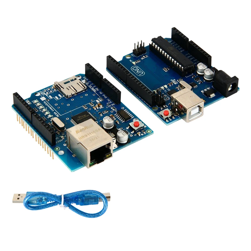 UN R3 ATMEGA328P ATmega16U2 Board Ethernet Shield W5100 TE366 Expanding Network 5