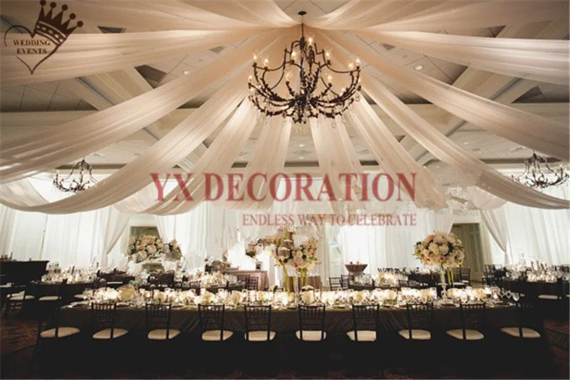 Special package Wedding ceiling backdrop drapes package 12ft /1pcs 