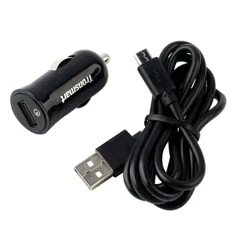

USB 2.0 Quick Charge Car Charger Power Adapter With USB Charging Cable
