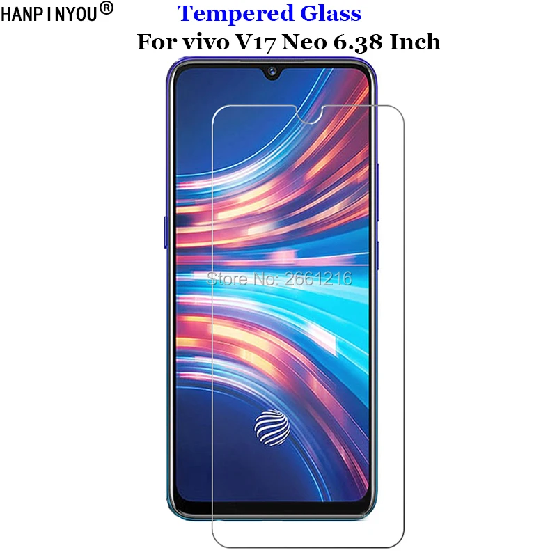 

For vivo V17Neo Tempered Glass 9H 2.5D Premium Phone Screen Protector Film For vivo V17 Neo 6.38"