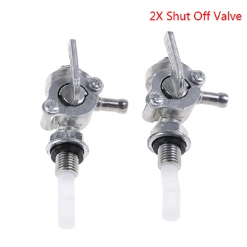 

2pcs Shut Off Valve Gas Fuel Tank Pump Petcock Switch Gasoline Generator Tank Pump