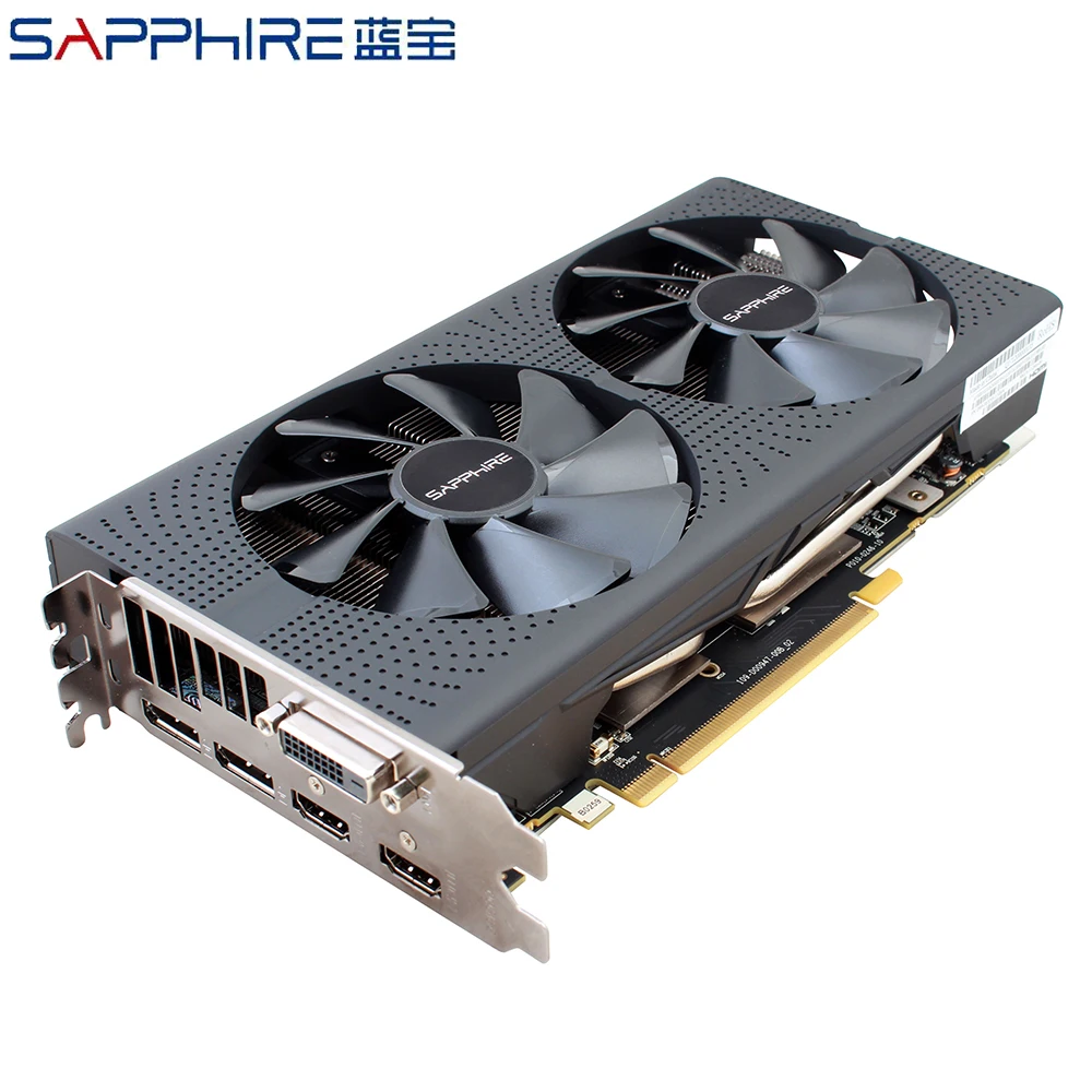 Видеокарты SAPPHIRE AMD Radeon RX 570 4 Гб, игровые видеокарты RX570 256bit GDDR5, видеокарта PCI Express 3,0, настольный компьютер для игровых ПК