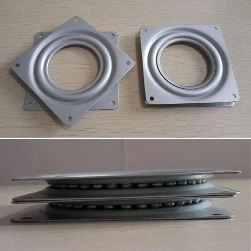 Lazy Susan Bearing Turntable Boat Seat Swivel Plate Base 4 inch 360 degree Rotating Display Stand Furniture Hardware
