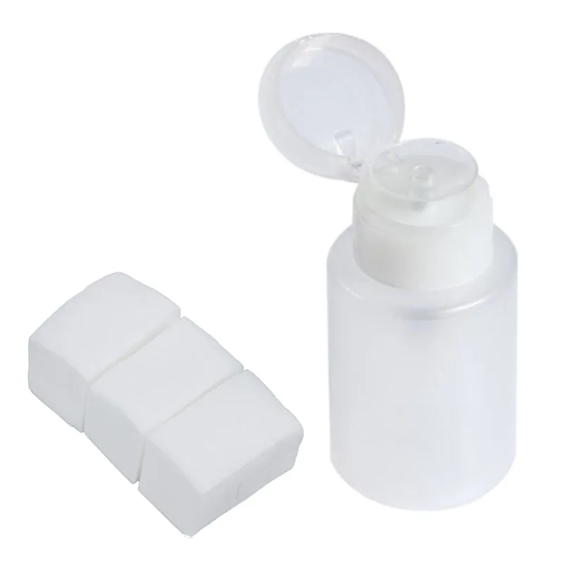 ABVP 900X безворсовые салфетки для нейл-арта, акриловый гель для удаления кончиков и бутылки с насосом, жидкий растворитель для нейл-арта 150 мл