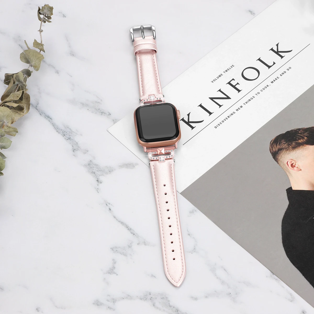Кожаный сменный ремешок для Apple Watch 38 мм 42 мм 40 мм 44 мм Женский браслет для iWatch Band Series5 4 3 2 1
