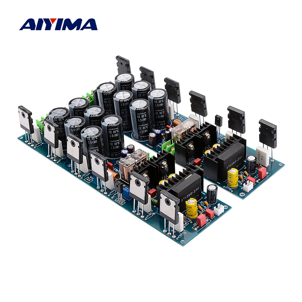 AIYIMA 1 пара STK350-203 усилитель мощности плата 200Wx2 стерео HiFi звука динамик домашний