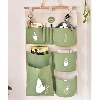 

Door wardrobe Multi-pocket storage hangiing organizer bag toys paper tissues glasses bedroom bathroom organizer container