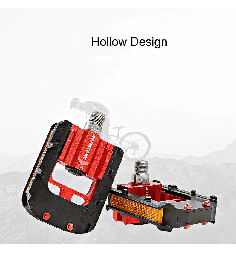 Folding Bike Pedals Foldable Anti-Skid Reflective