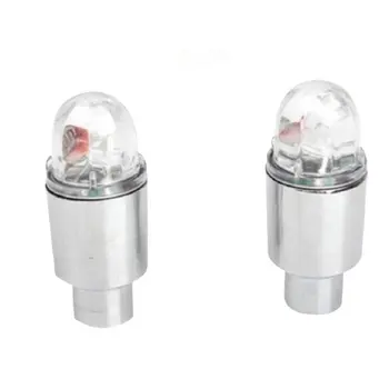 

2/4 pcs Led Flash Tire Wheel Valve Cap Light For Car Bike Bicycle Motorcycle