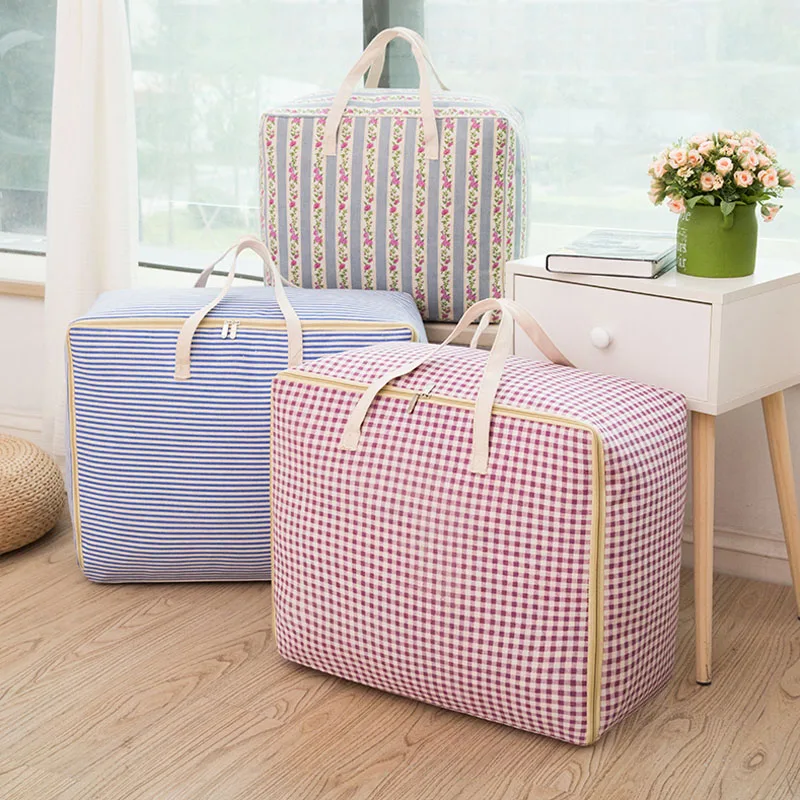 Oxford Cloth Quilt Collection Bag Packing Box Clothes Bag Antimoisture
