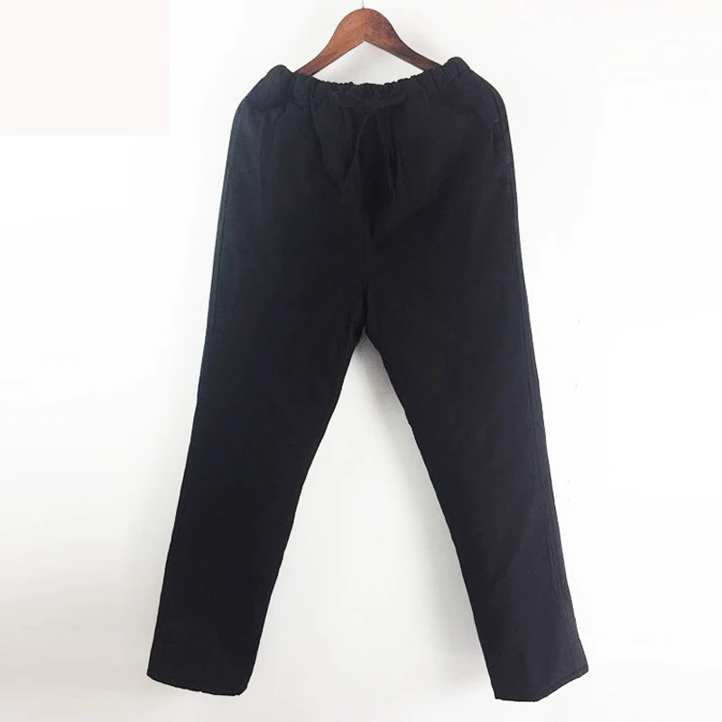 

Men's pants Winter Wadded pants Chinese Traditional Think Kung Fu Trousers 100% Cotton Long Pants Warm Wu Shu Clothing